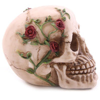 Dekoratīvs Galvaskauss ar rozi