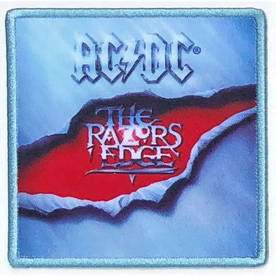 Uzšuve - AC/DC : THE RAZORS EDGE ALBUM COVER