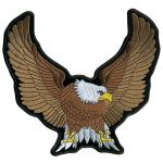 Lielā Uzšuve - Brūns Ērglis ar izplestiem spārniem
