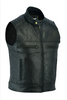 Vintage Ādas Moto Veste Coffee Racer stilā