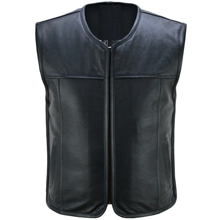 Entuziasts Baikeru moto ādas veste