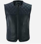 Entuziasts Baikeru moto ādas veste (perforētais modelis)