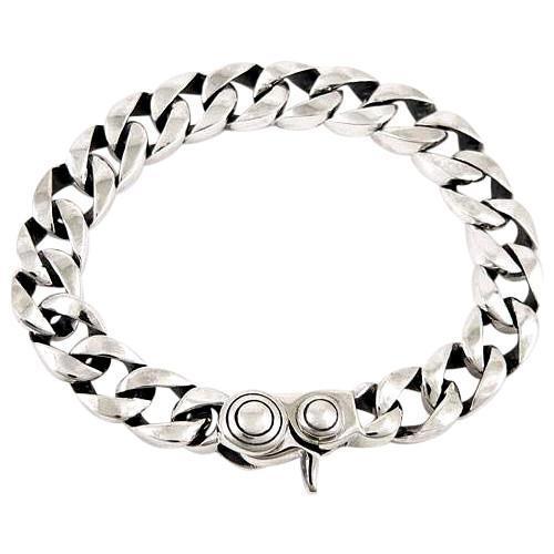 silver biker bracelets