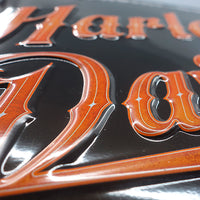 Metāla dekoratīvā plāksne - Harley Davidson