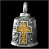 Aizsargājošs zvaniņš (Gremlin Bell) - ar Zeltakrāsas krustu