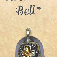 Baikeru tradīcija - Aizsargājošs zvaniņš (Gremlin Bell) - ar Zeltakrāsas krustu