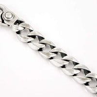 silver biker bracelets