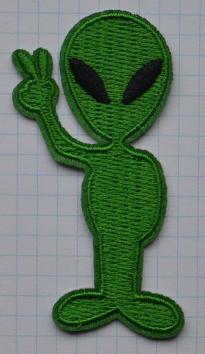 Uzšuve - mazais zaļais cilvēciņš - ciplanētietis simbols MIERS