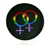 Uzšuve - LGBT simbols varavīksnes