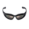Biker  Goggles Sunglasses Padded Frame With 4pair Lenses 