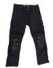Melnas krāsas Moto džinsa bikses ar kevlaru