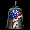 Baikeru tradīcija -  (Gremlin Bell) Krusts Amerikas karogkrāsās